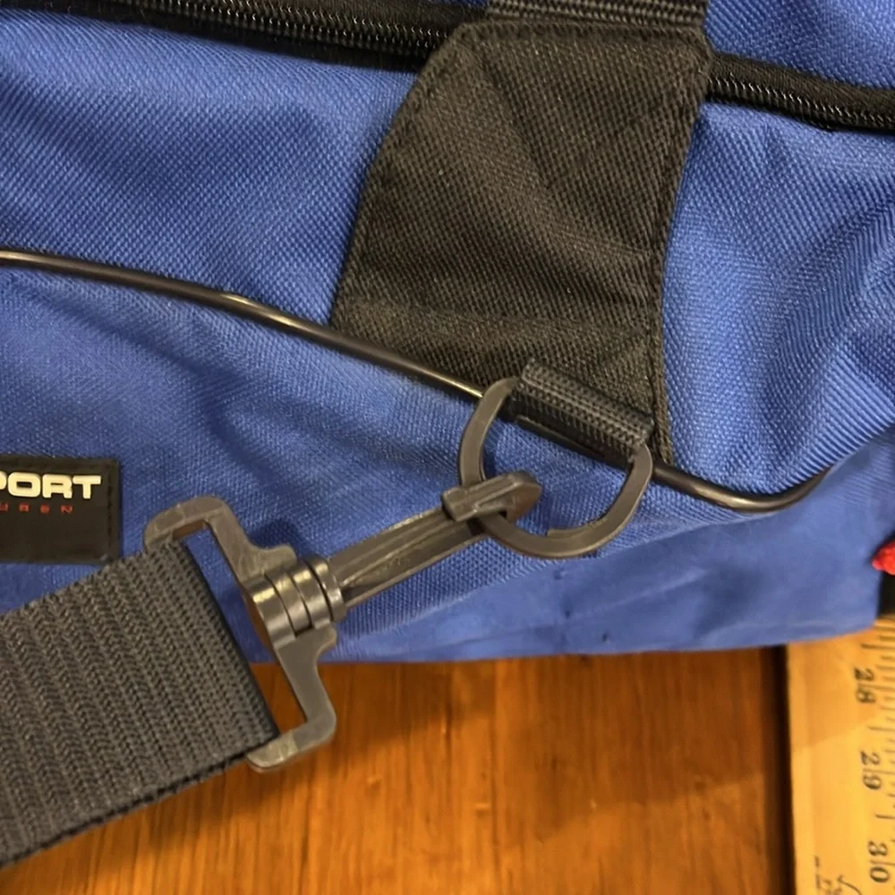 Polo Sport Ralph Lauren Vintage Duffel Duffle Bag Travel Gym blue 90s